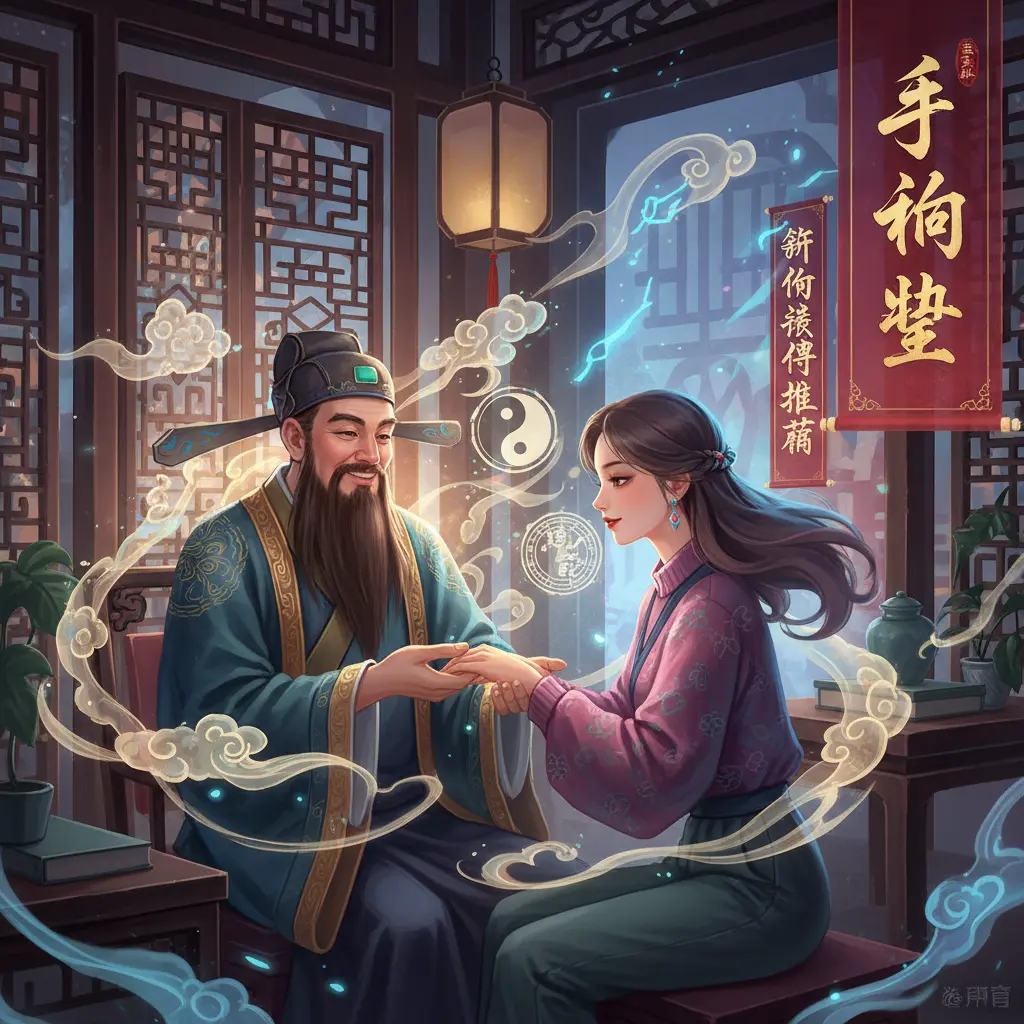 算命師傅推薦 - 手相學